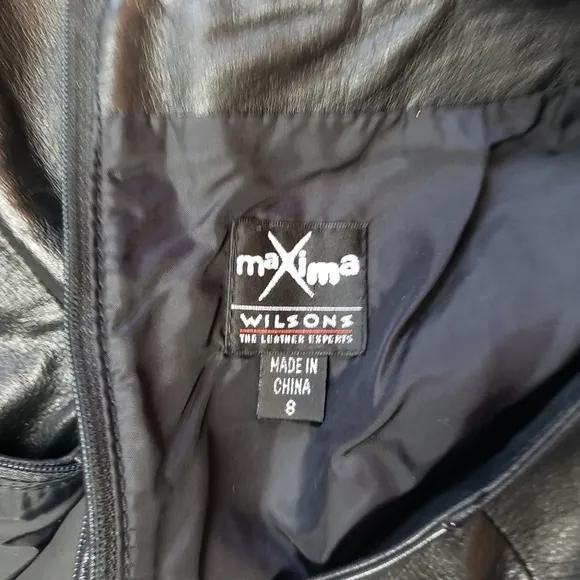 100% leather skirt