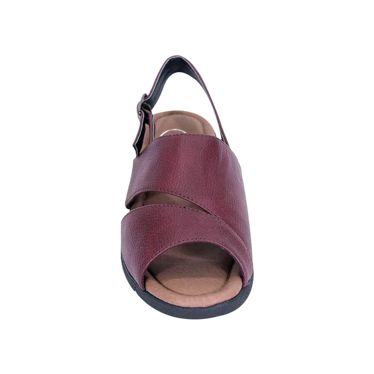 24 HOUR COMFORT Sierra Women's Wide Width Leather Sandals