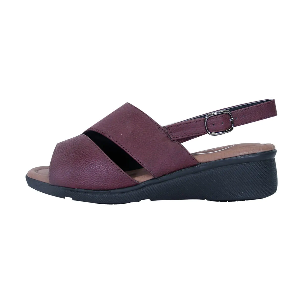 24 HOUR COMFORT Sierra Women's Wide Width Leather Sandals