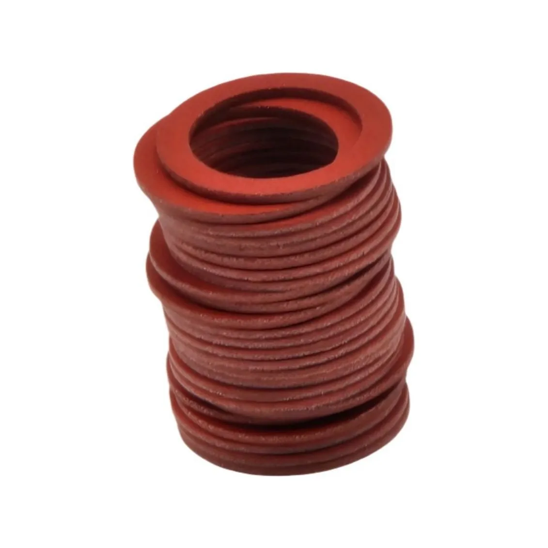 25 PK M11 x 15mm x 0.8mm Red Fibre Flat Washers