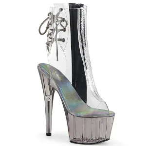 7 Inch Heel ADORE-1018CT Clear Smoke Tint