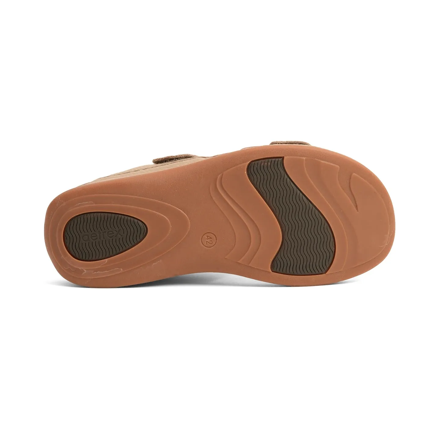 Aetrex Premium Comfort Arabic Sandals Stone
