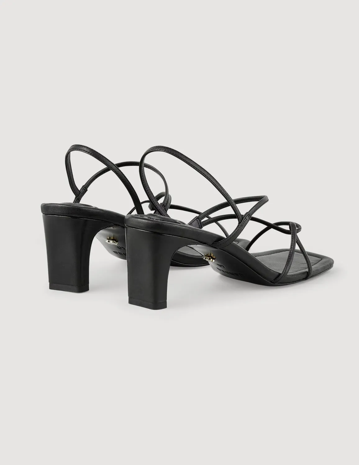Afaye Strappy Sandals Black