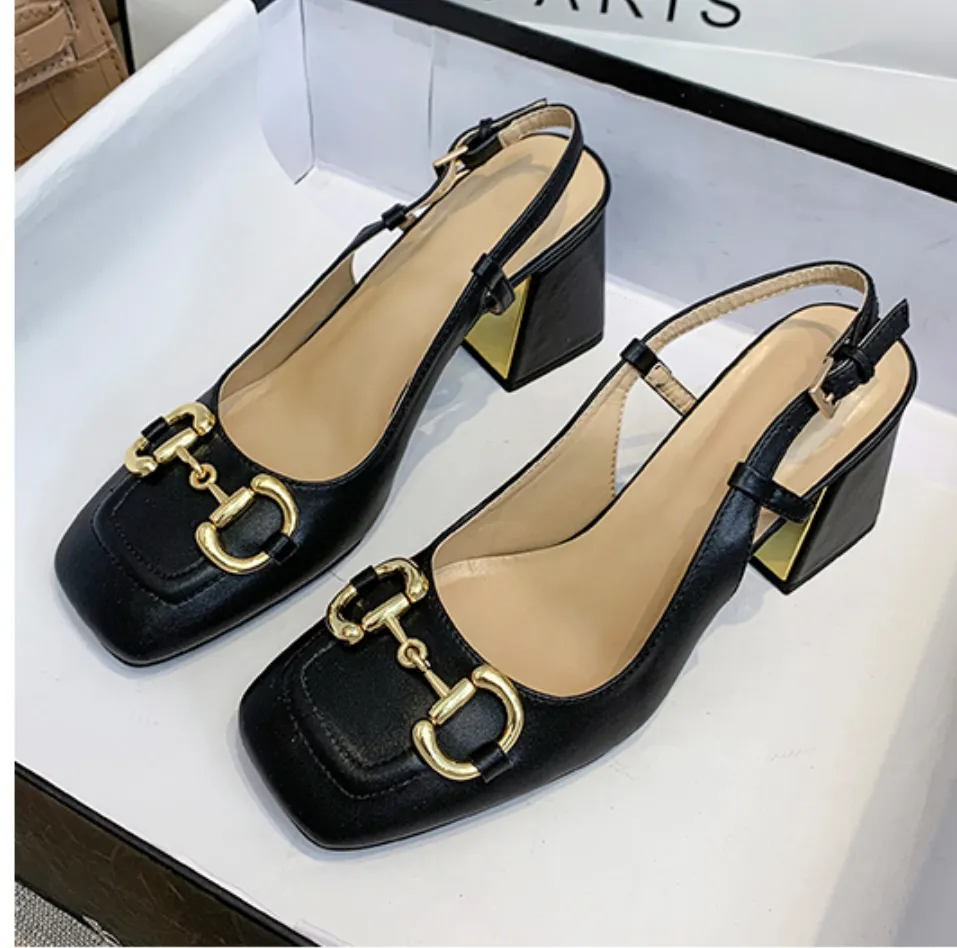 AGNES VINTAGE THICK HEELS