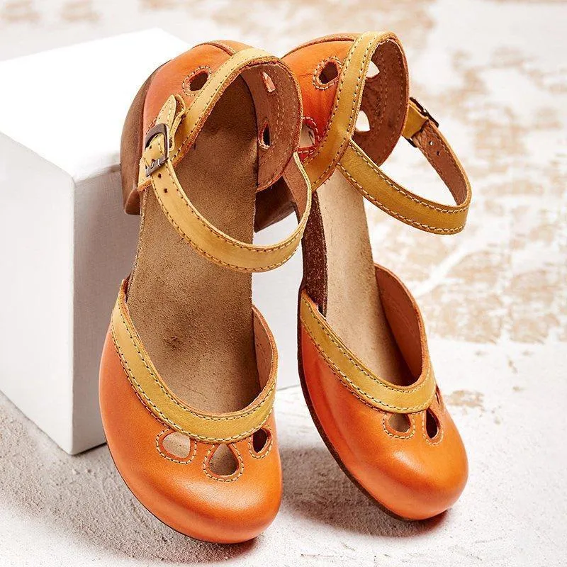 Alice Orthopedic Sandals With Low Heels
