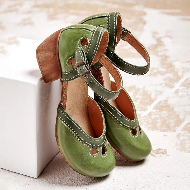 Alice Orthopedic Sandals With Low Heels