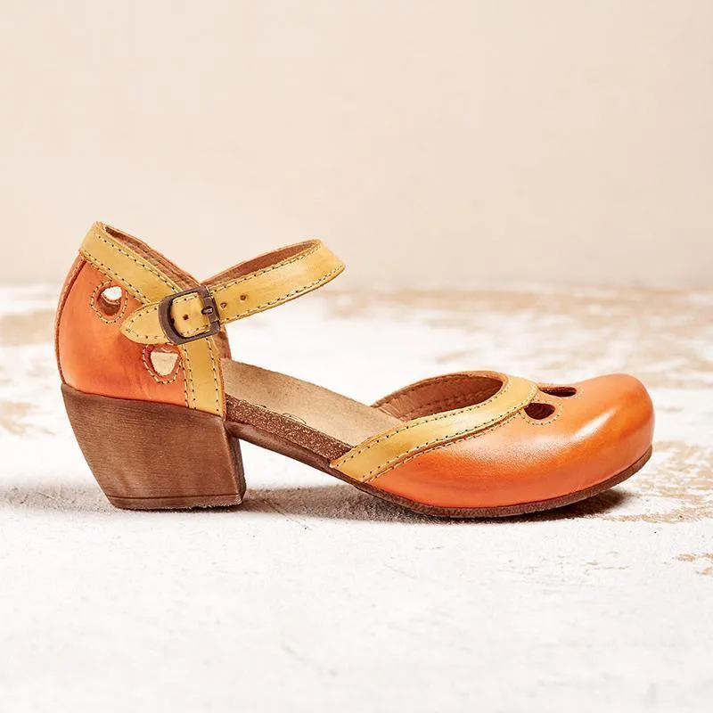 Alice Orthopedic Sandals With Low Heels