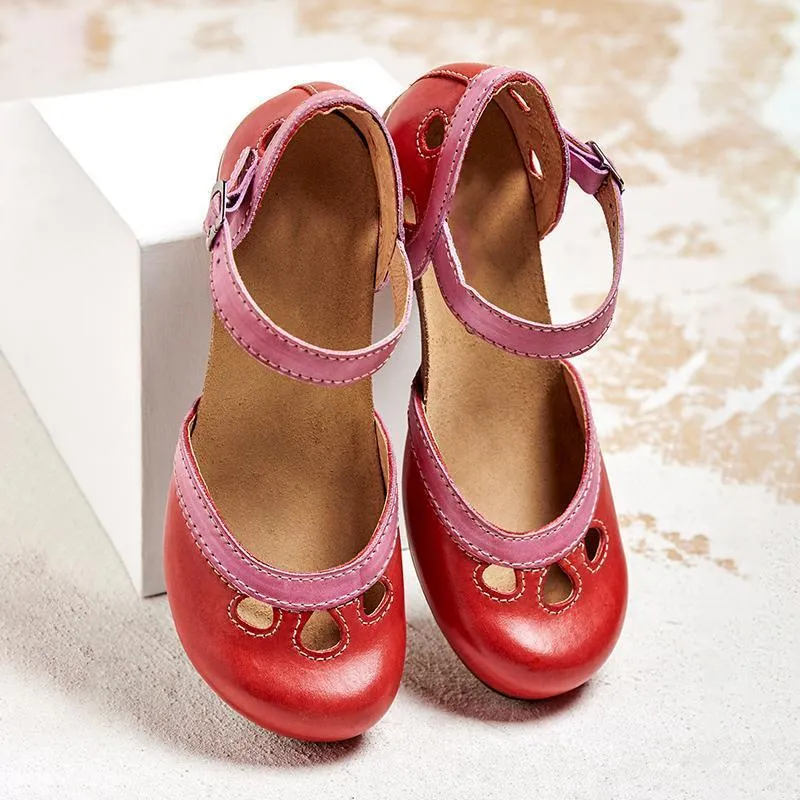 Alice Orthopedic Sandals With Low Heels