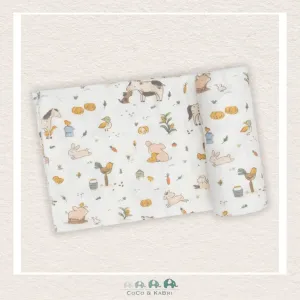 Angel Dear Farm Babies Swaddle Blanket