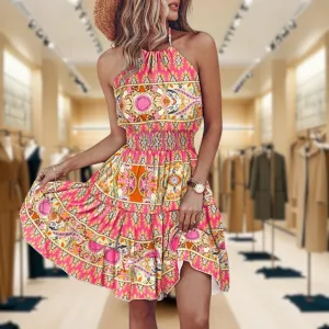 Angela™ - Chic Halter Dress