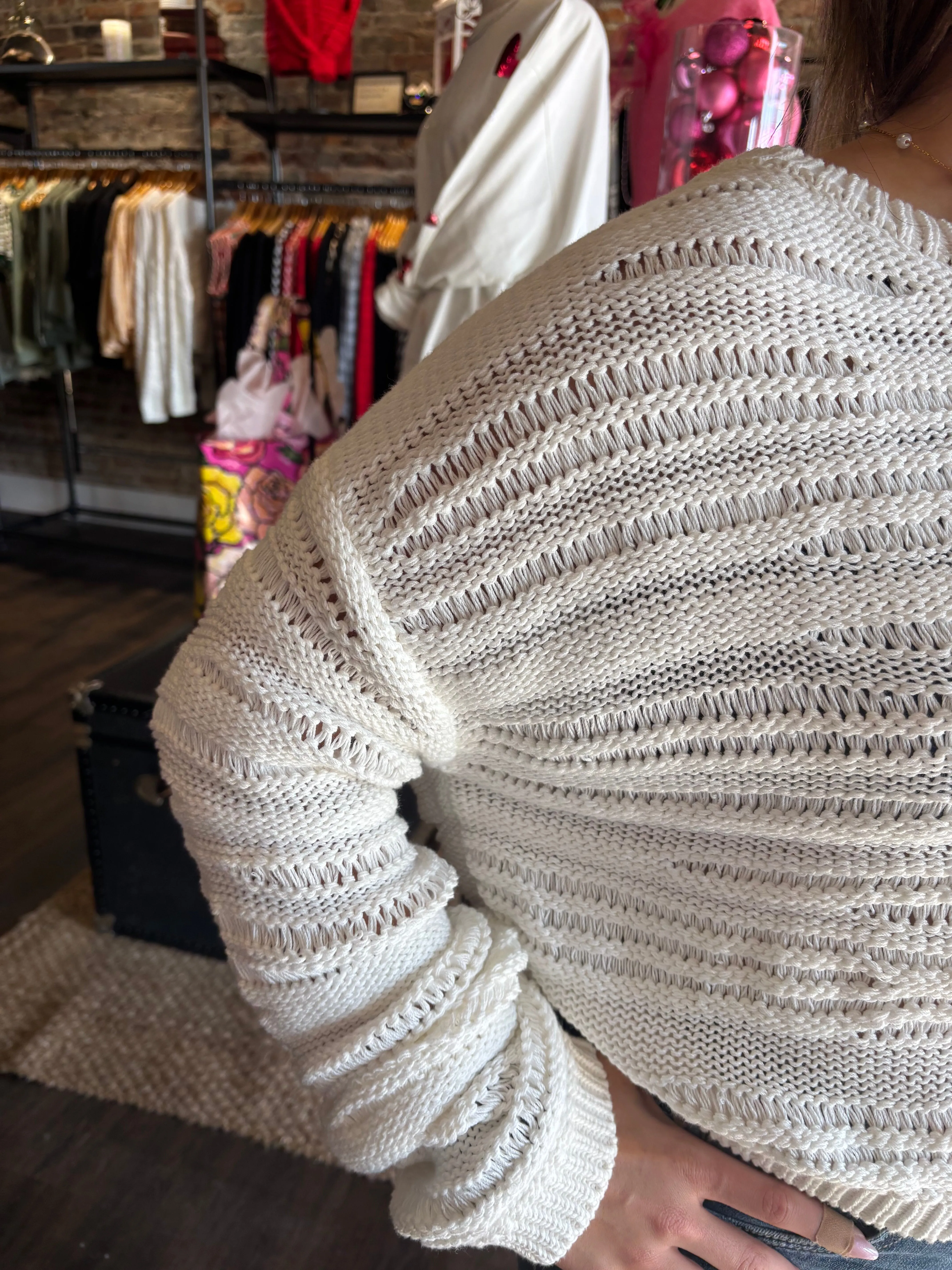 Anneli Sweater White