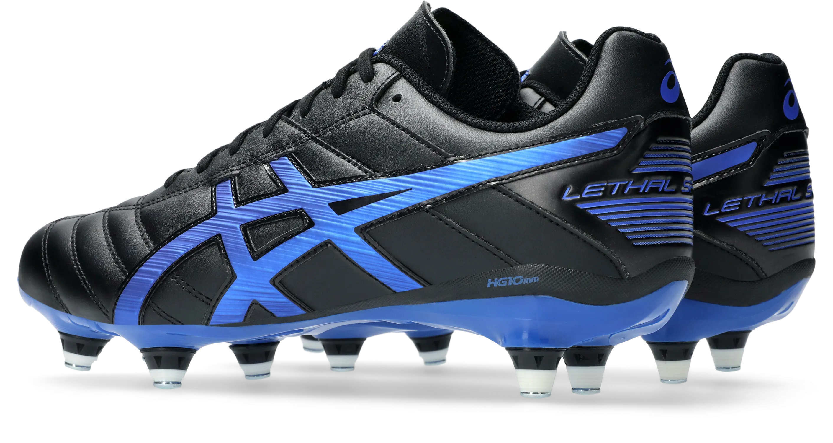 Asics Lethal Speed ST 2 Boots - Black/Illusion Blue