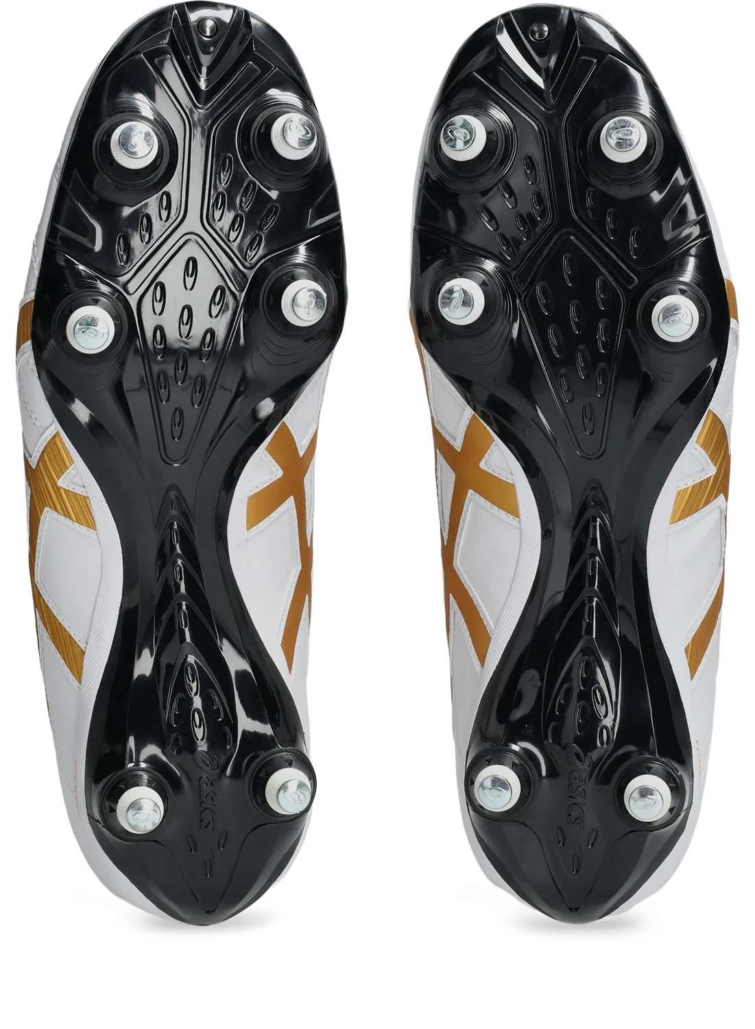 Asics Lethal Speed ST 2 Boots - White/Pure Gold