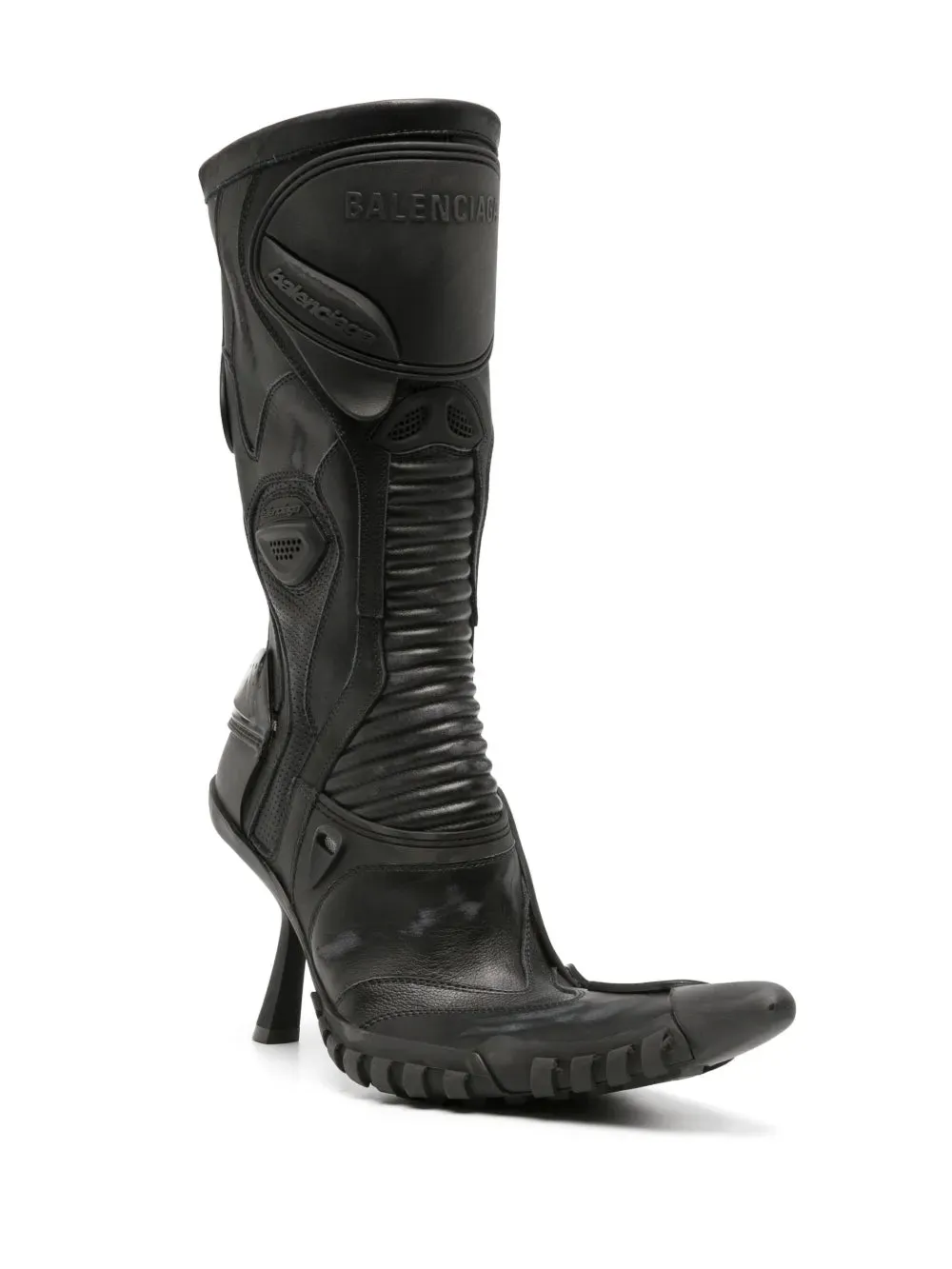 Balenciaga Biker 90mm leather boots