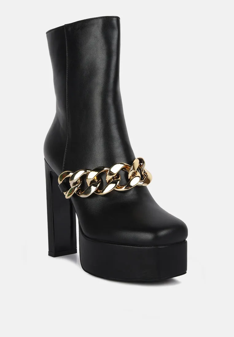 Bambini High Platform Ankle Boots By Ruw