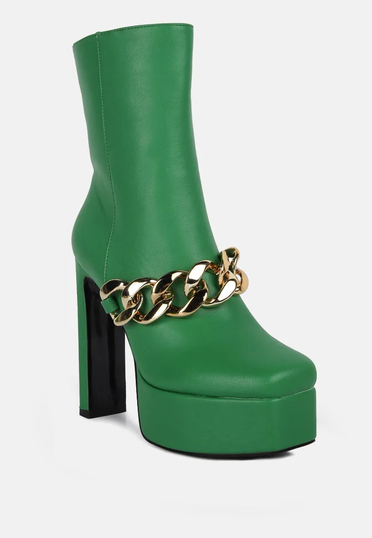 Bambini High Platform Ankle Boots By Ruw