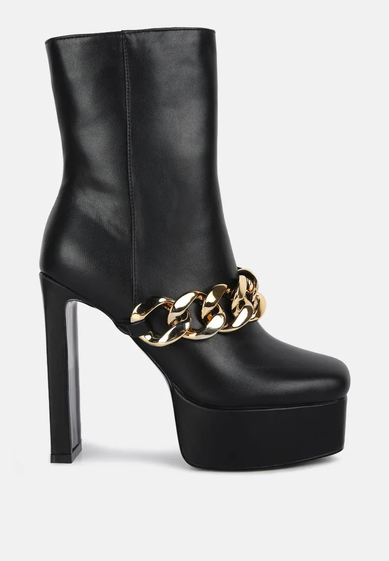 Bambini High Platform Ankle Boots By Ruw