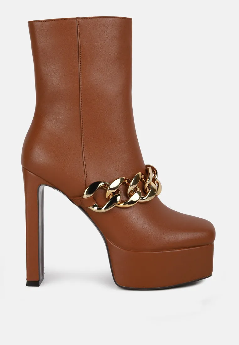 Bambini High Platform Ankle Boots By Ruw