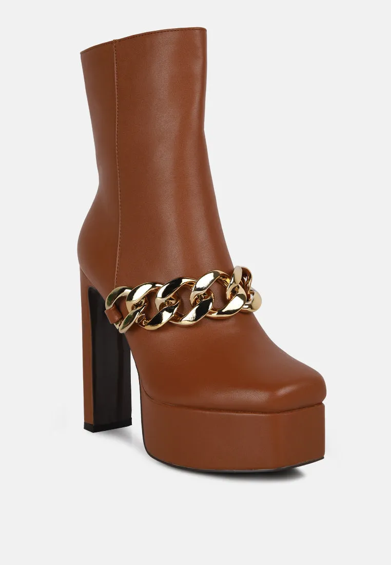 Bambini High Platform Ankle Boots By Ruw