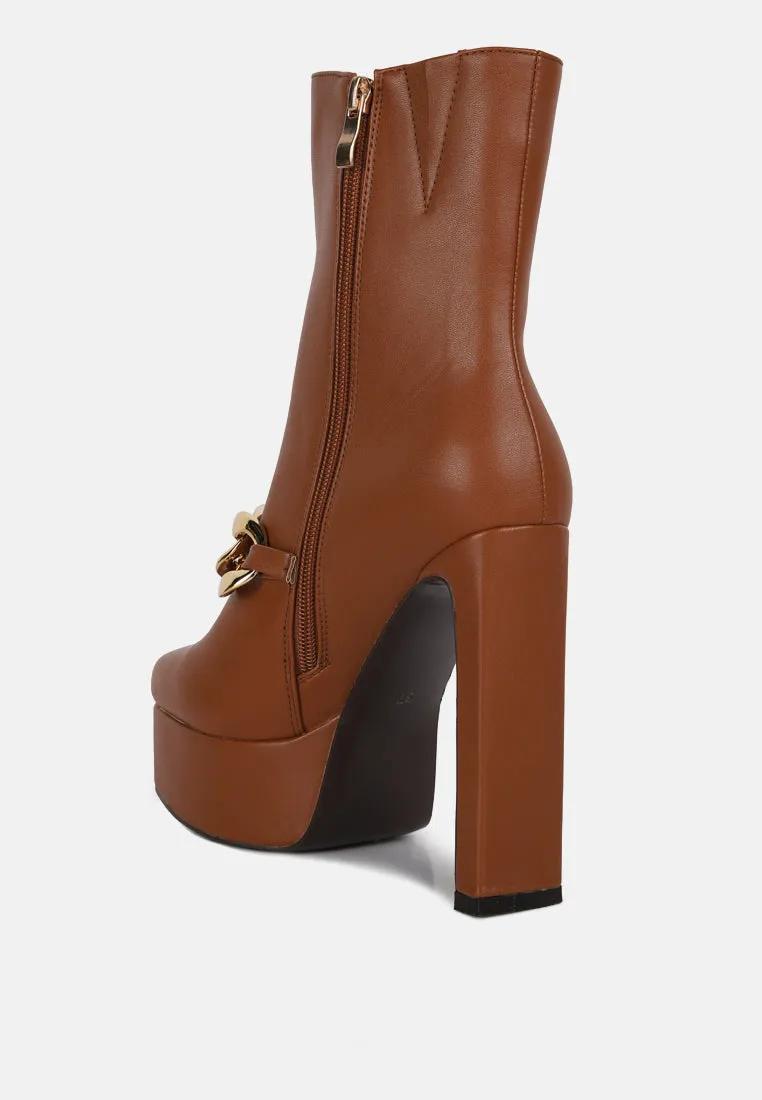 Bambini High Platform Ankle Boots By Ruw