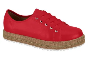 Beautiful Red Espadrille Sneakers.