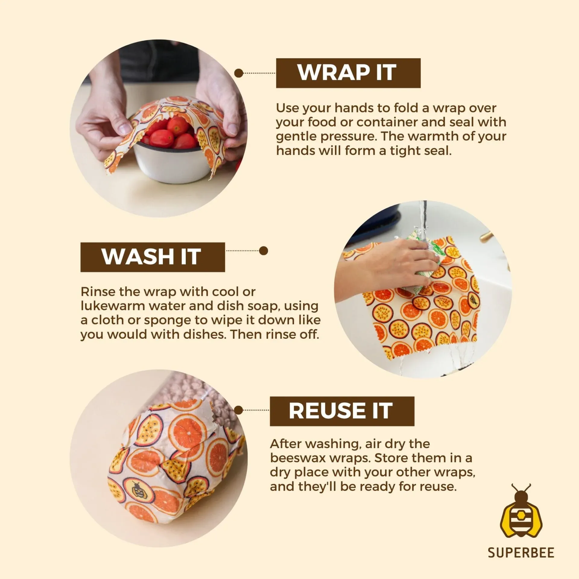 Beeswax Wrap Roll - Dogs