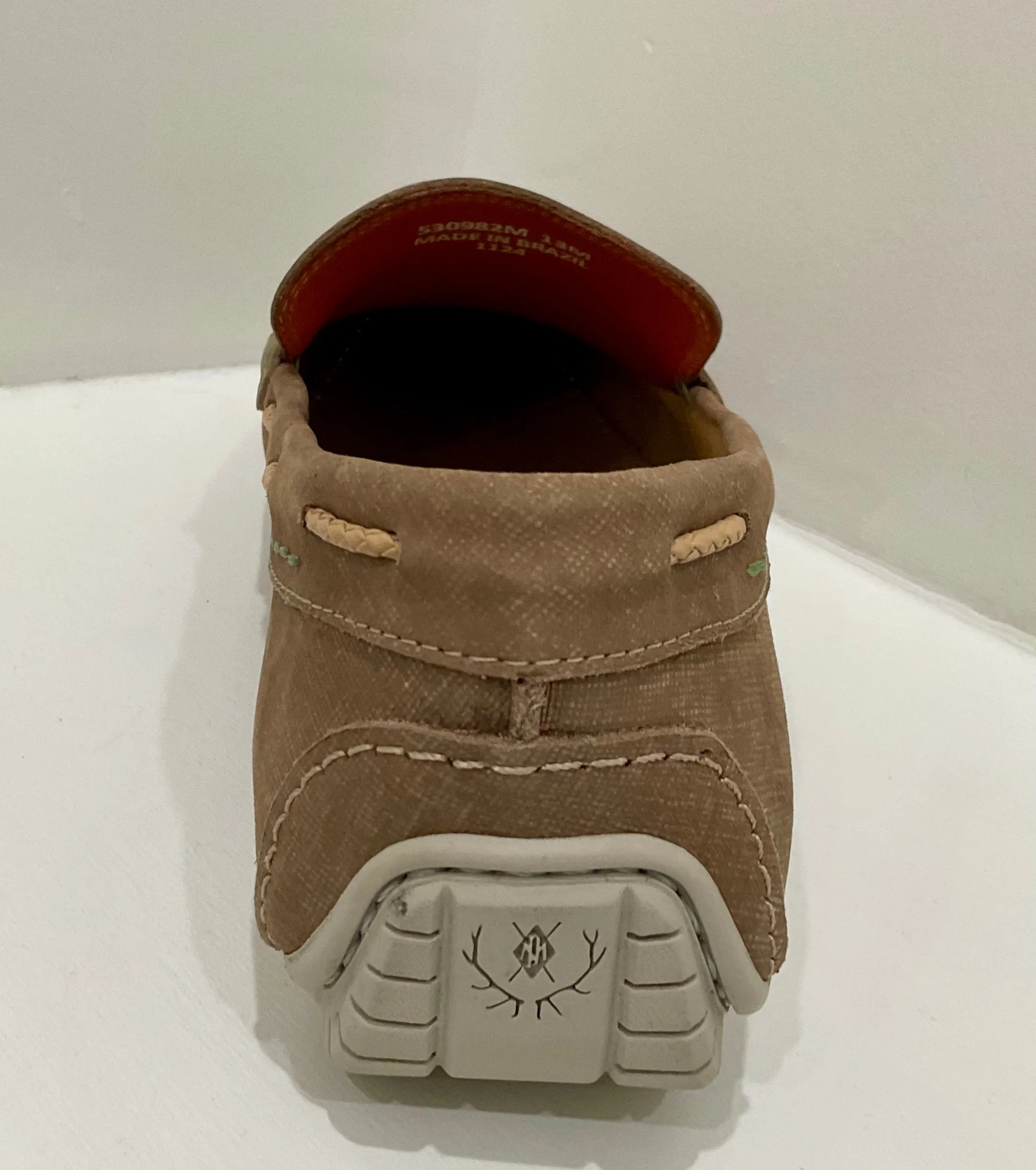 Bermuda Braid Nubuck Loafer - Sand