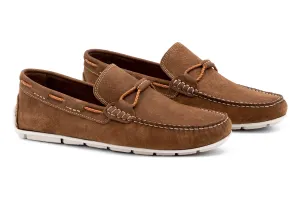 Bermuda Nubuck Braided Bit Loafers - Bark
