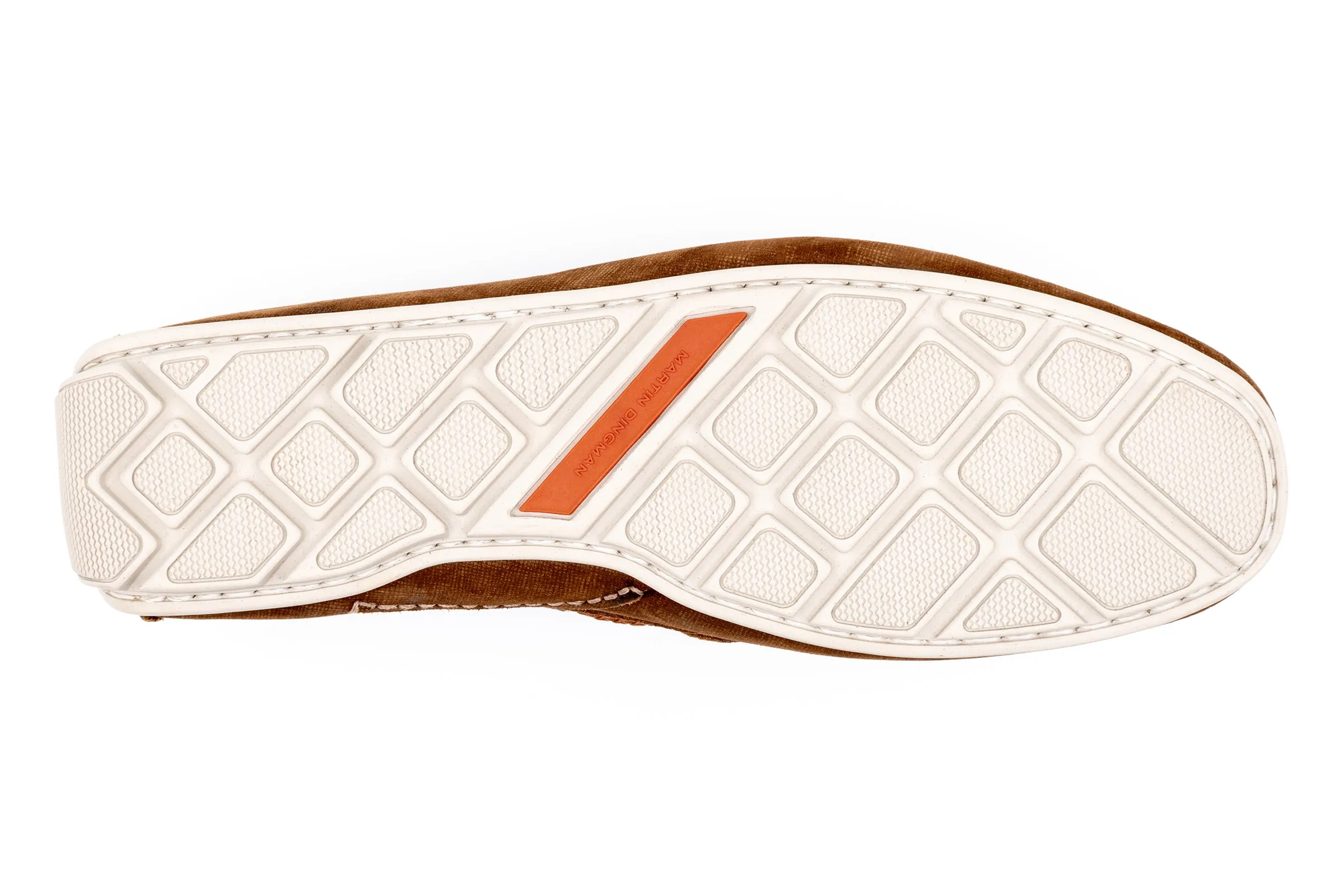Bermuda Nubuck Braided Bit Loafers - Bark