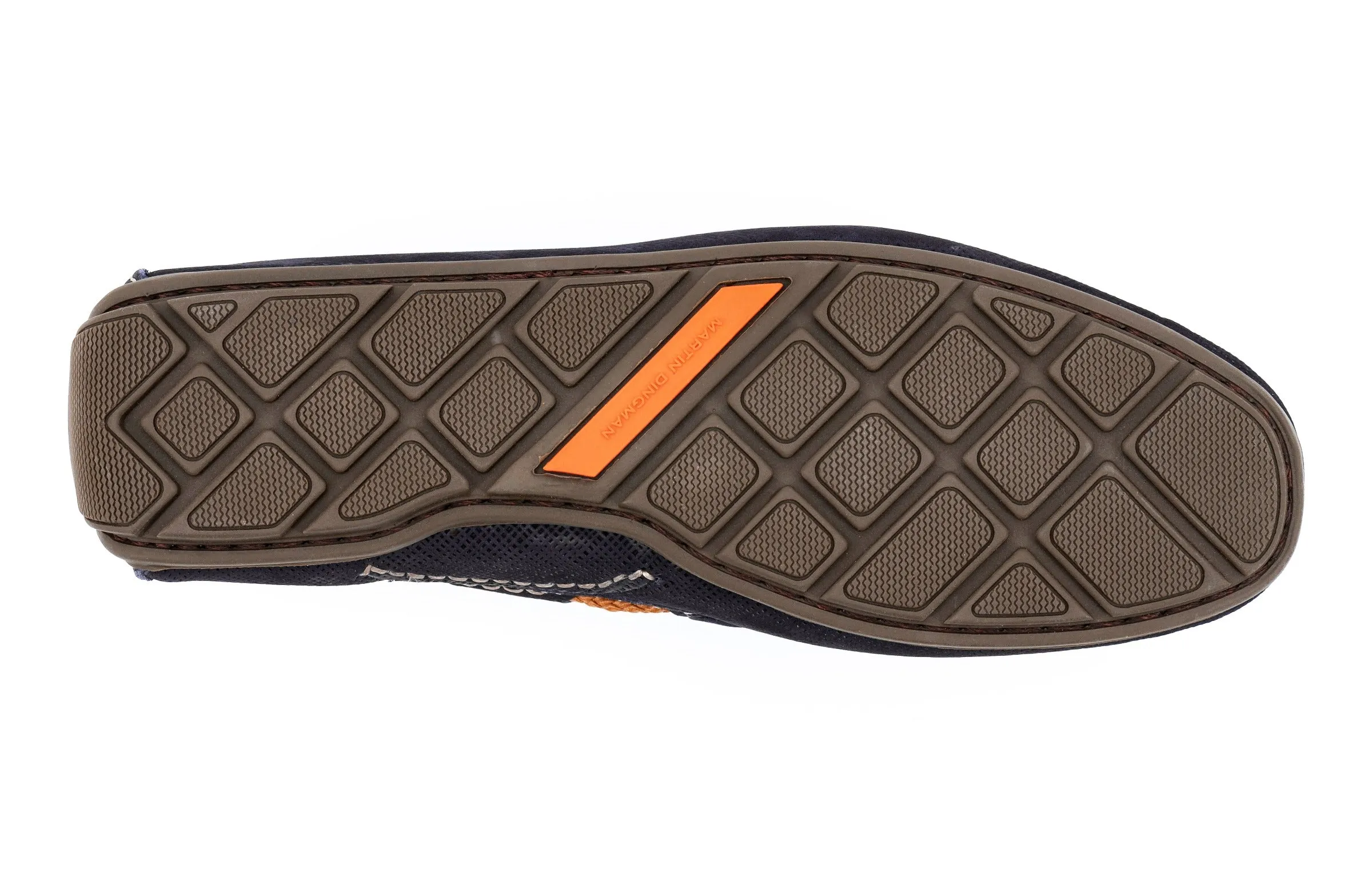 Bermuda Nubuck Braided Bit Loafers - Navy