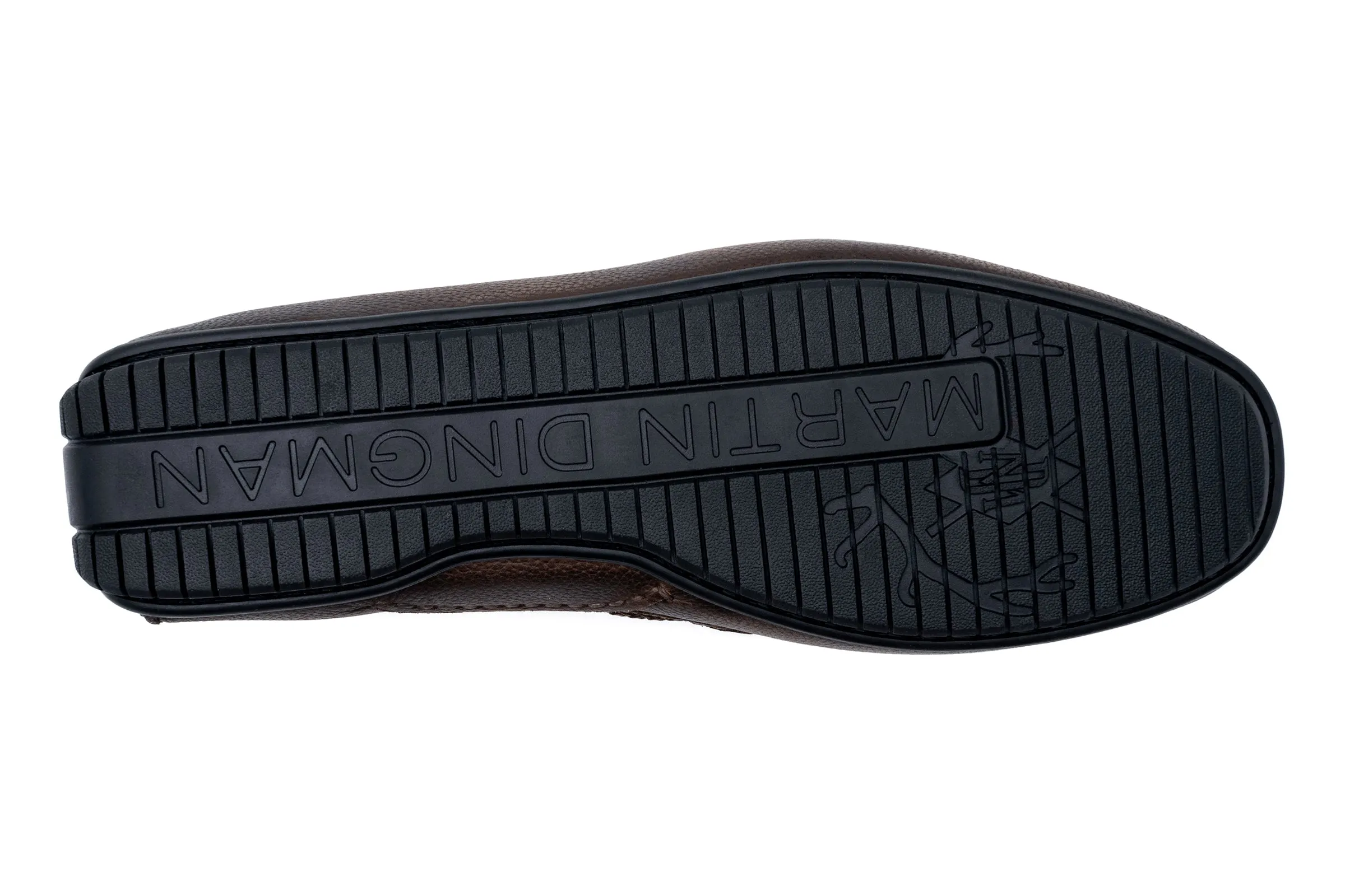 Bermuda Pebble Grain Braided Bit Loafers - Old Saddle