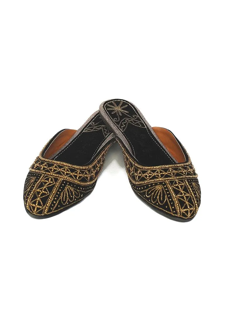 Black Color Ethnic Khusa-RS23