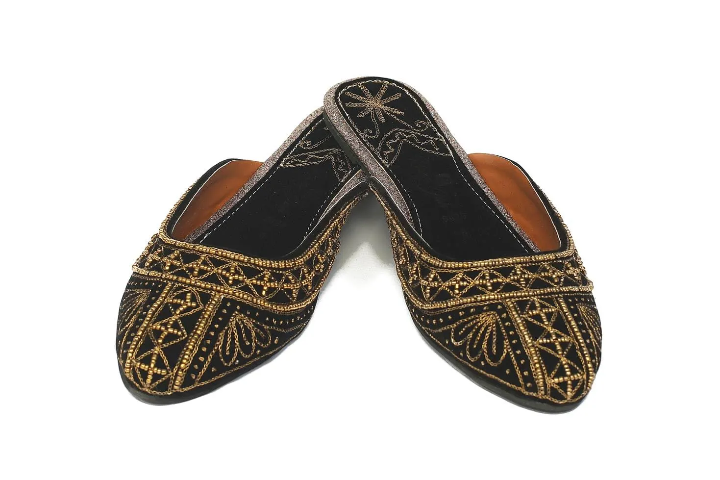 Black Color Ethnic Khusa-RS23