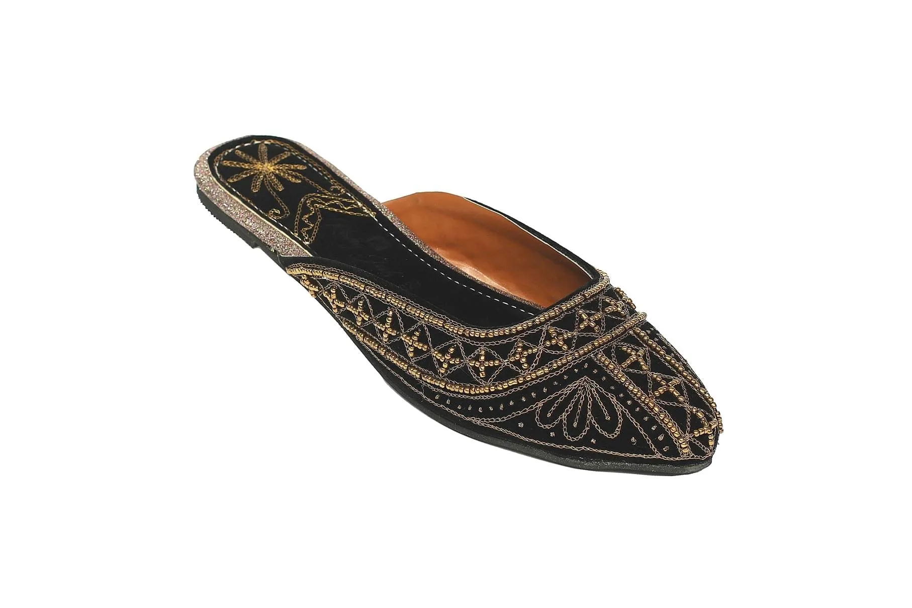 Black Color Ethnic Khusa-RS23