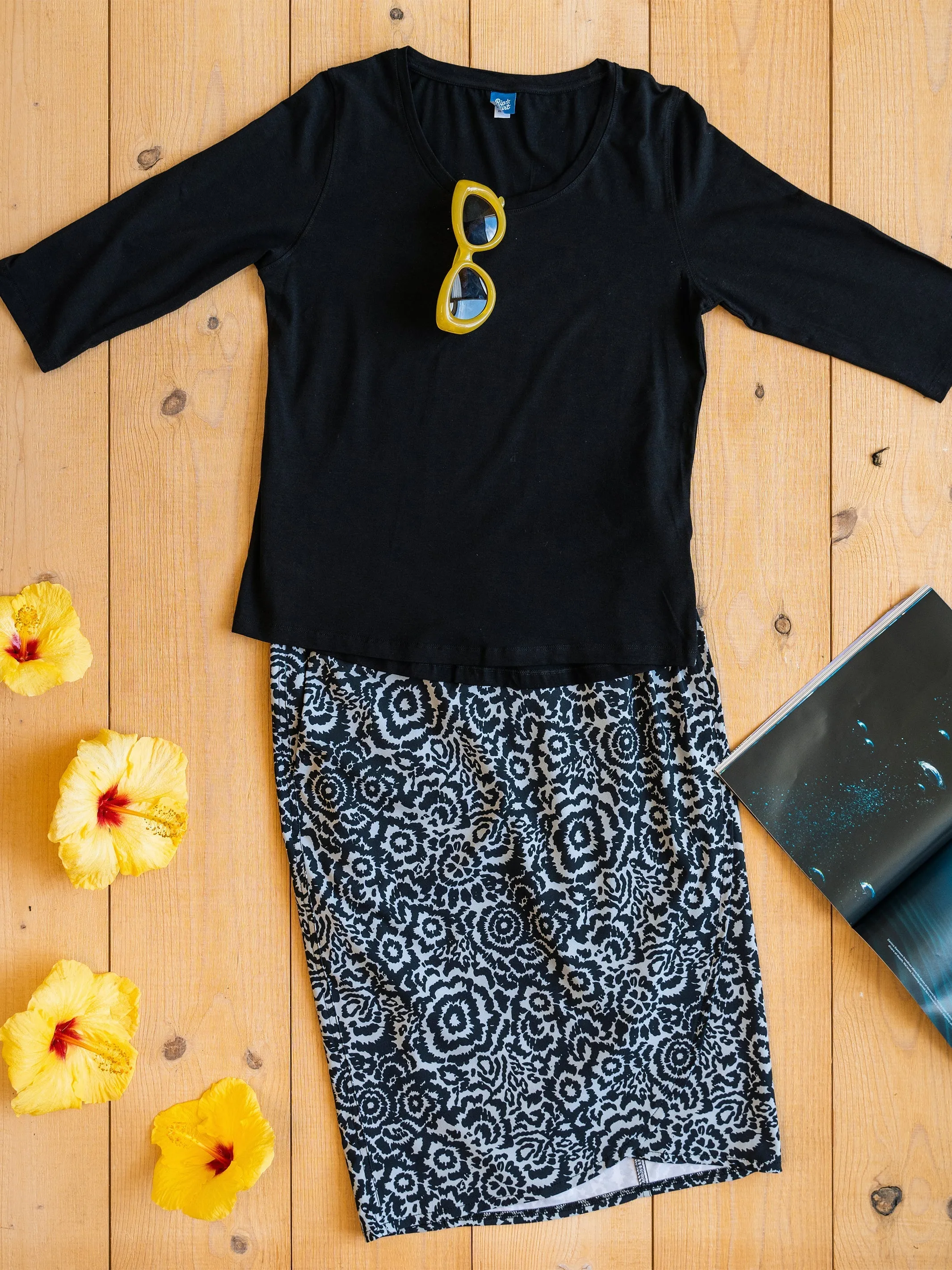 Black | Everyday 3/4 Sleeve