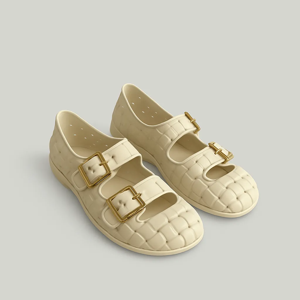 Bottega Veneta Amy Mary-Jane Ballerina Flats
