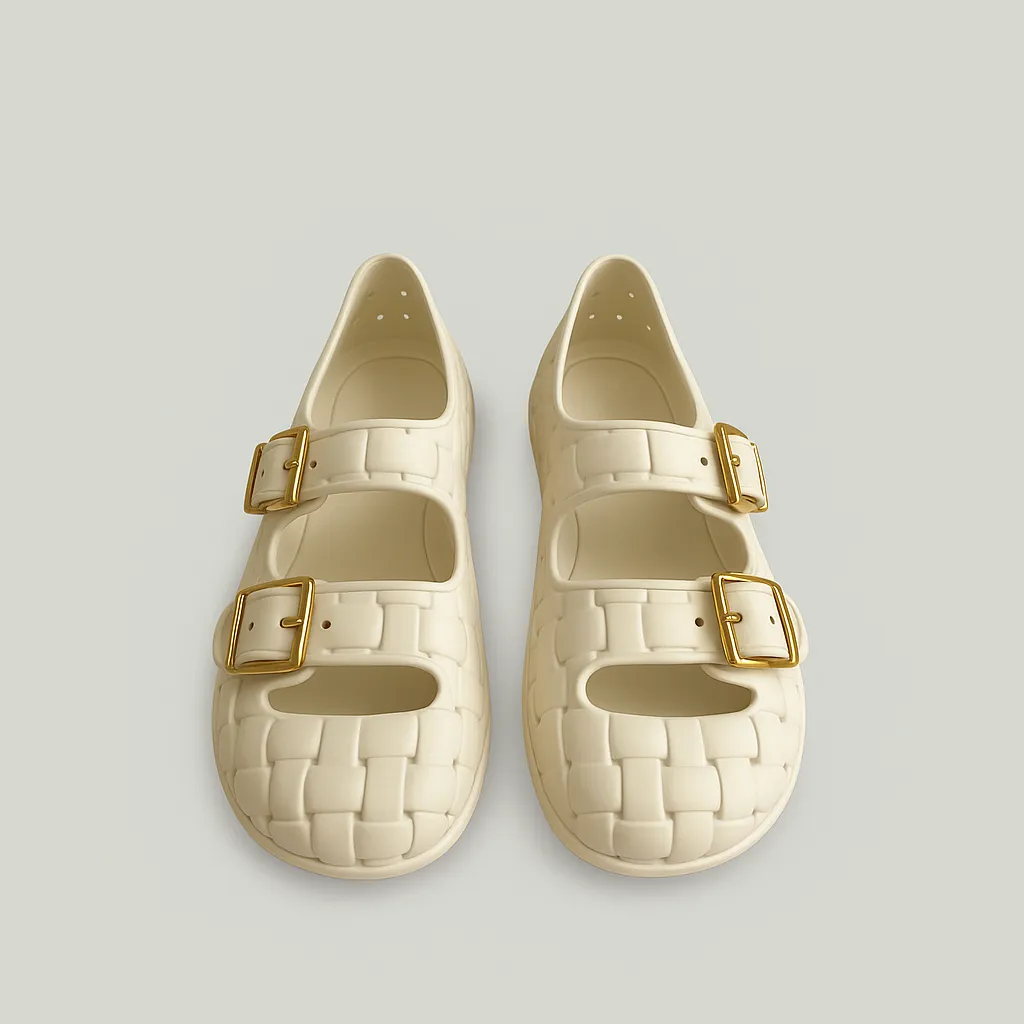 Bottega Veneta Amy Mary-Jane Ballerina Flats