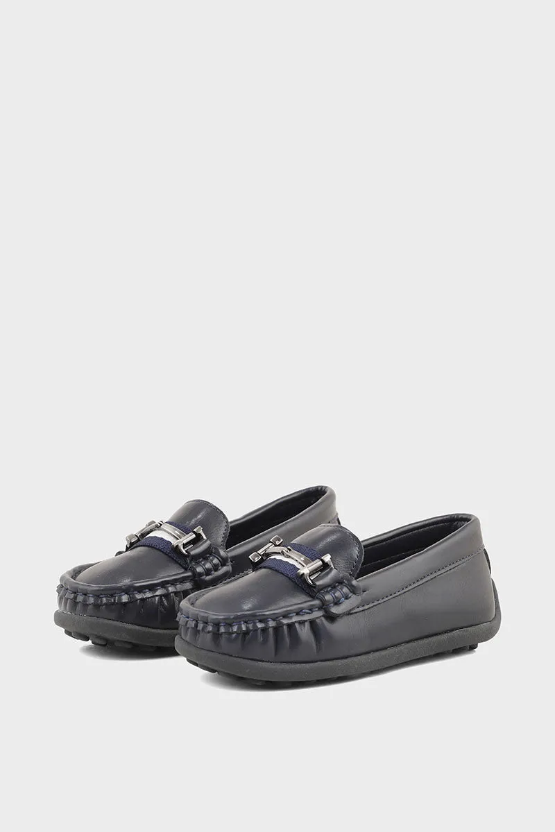 Boys Formal Loafer Q10011-Navy