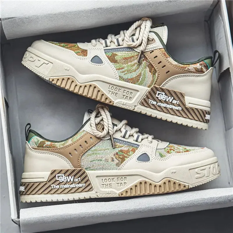 Breathable Lace Up Sneakers