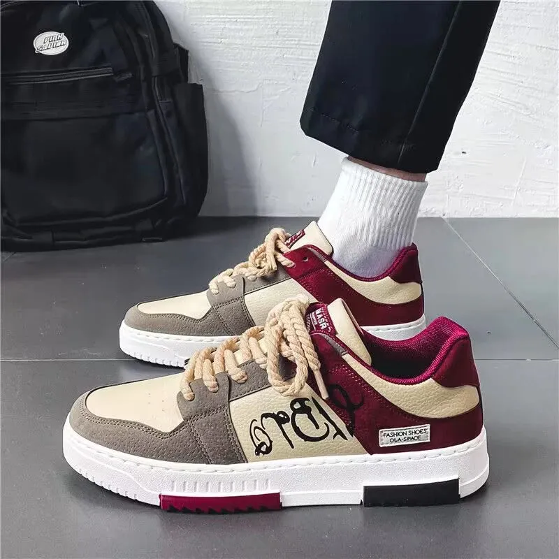 Breathable Lace Up Sneakers