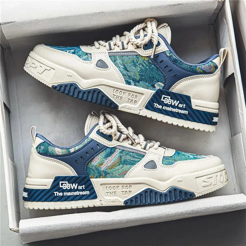Breathable Lace Up Sneakers