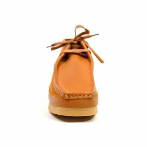 British Walkers New Castle Men's Cognac Suede and Leather Ankle Boots