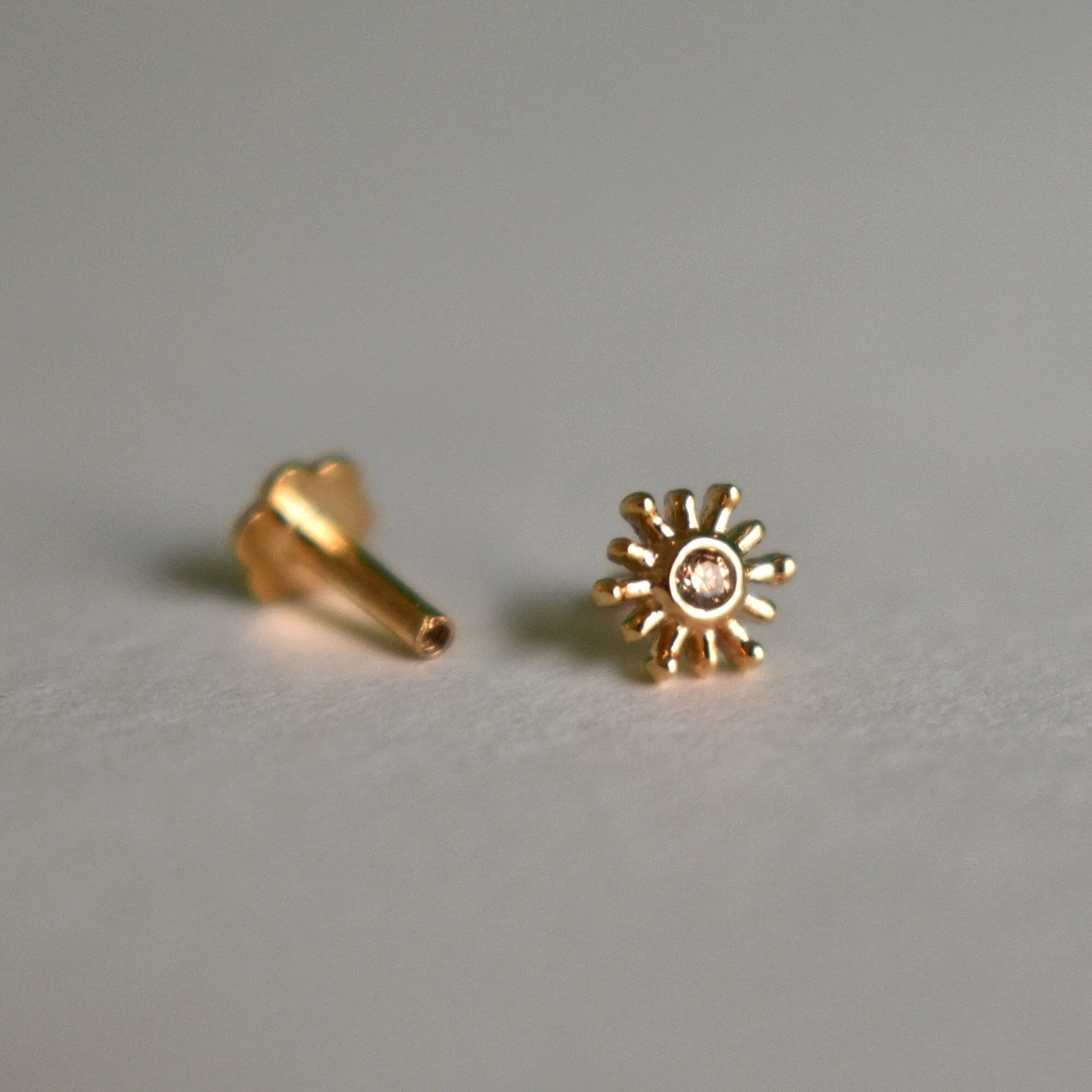 Brown Diamond Sun Stud