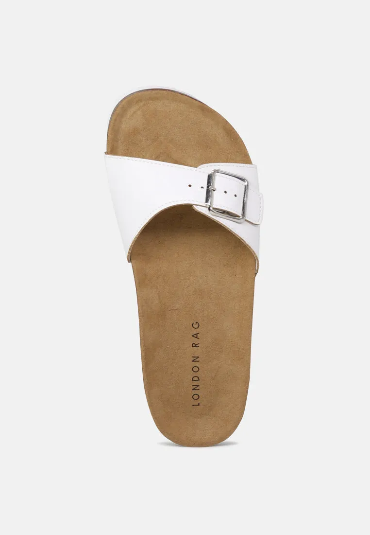 Candy Comfort Sliders With Adjustable Toe Strap