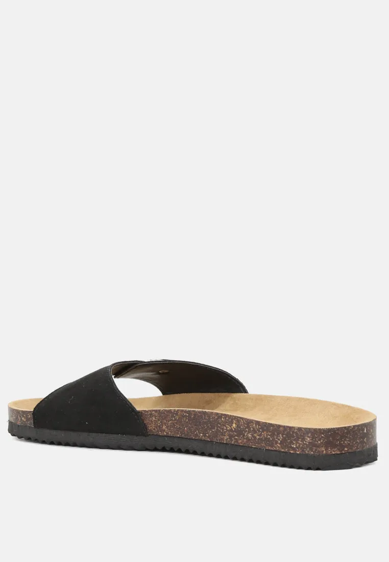 Candy Comfort Sliders With Adjustable Toe Strap