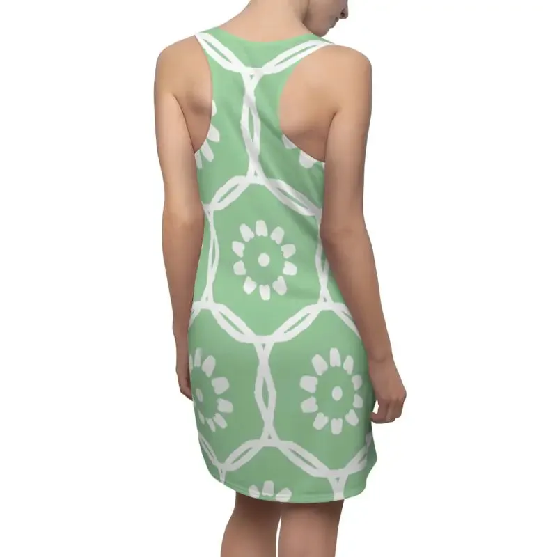 Chic Floral Racerback Dress for Cool Vibes