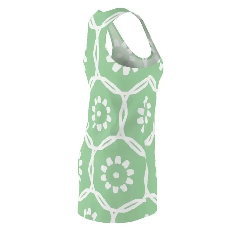 Chic Floral Racerback Dress for Cool Vibes