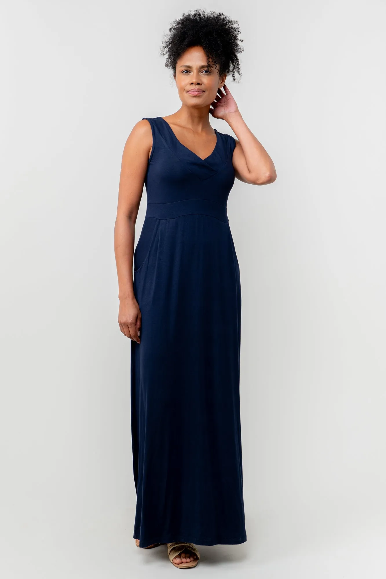 Chrissy Jersey Maxi Dress