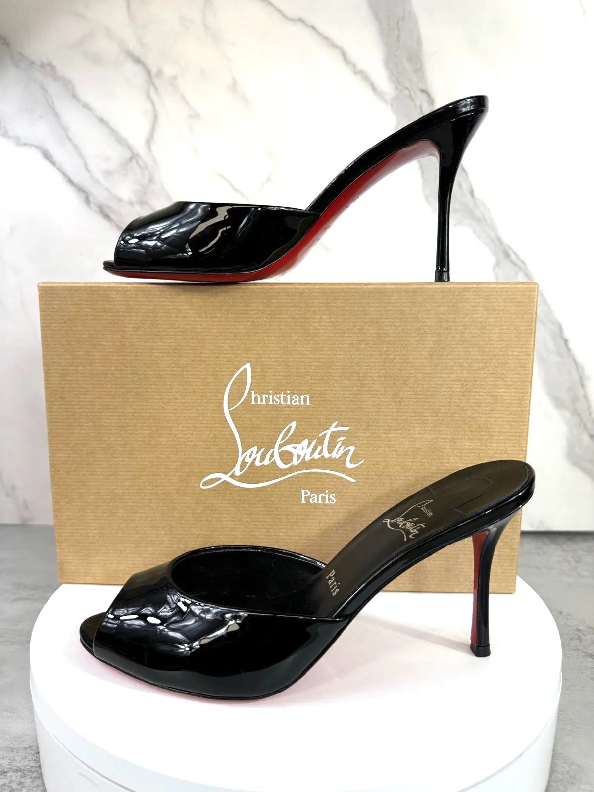 CHRISTIAN LOUBOUTIN ME DOLLY 100 MULES