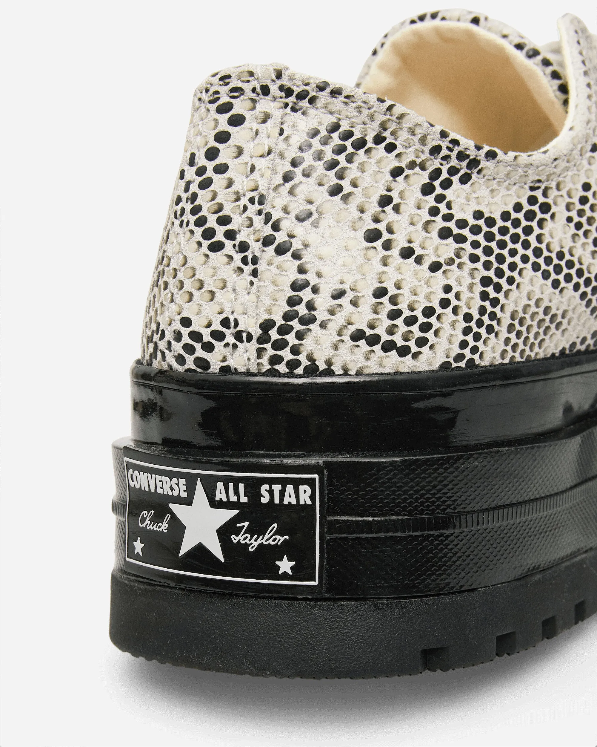 Chuck 70 Formal Suede Snake Print Sneakers Barely Grey
